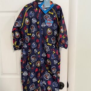 Paw Patrol Navy and Red Kids' Rain Onesie